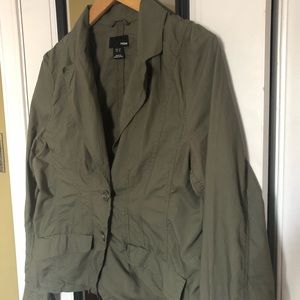 H&M Army Green Lightweight Blazer